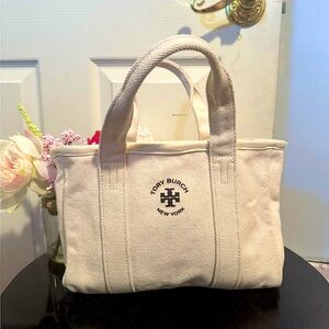 Tory Burch Cream Tote Bag